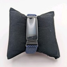 Fitbit Luxe Activity Tracker Black Case w/ Blue Woven Band