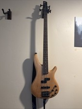 Ibanez SR400 Natural Electric Bass Guitar - Excellent 