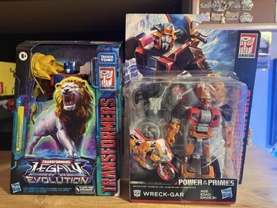 LEO PRIME Transformers Legacy Evolution Power Of The Primes Wreck Gar Lot Of 2