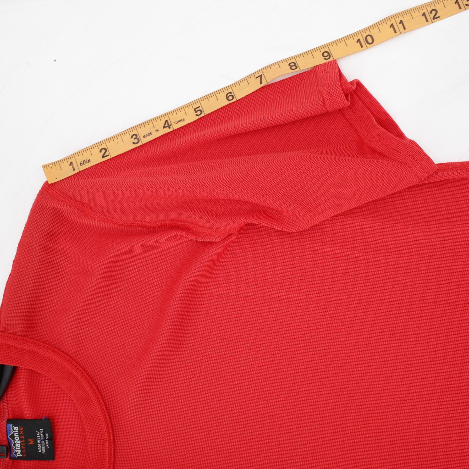 Vintage Patagonia Capilene Shirt Mens Medium Crew Neck Made In USA short sleeve thumbnail 4