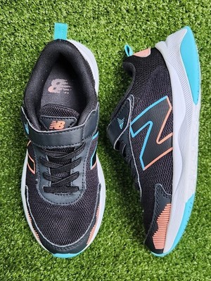 New Balance 545 Little Boys Kids 1.5 Black Running Walking Comfy Shoes Sneakers