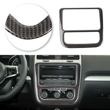 For Vw Scirocco 2009-2016 Carbon Fiber Black Center Cd Control Panel Trim For Vw Scirocco 2009-2016 Carbon Fiber Black Center Cd Control Panel Trim