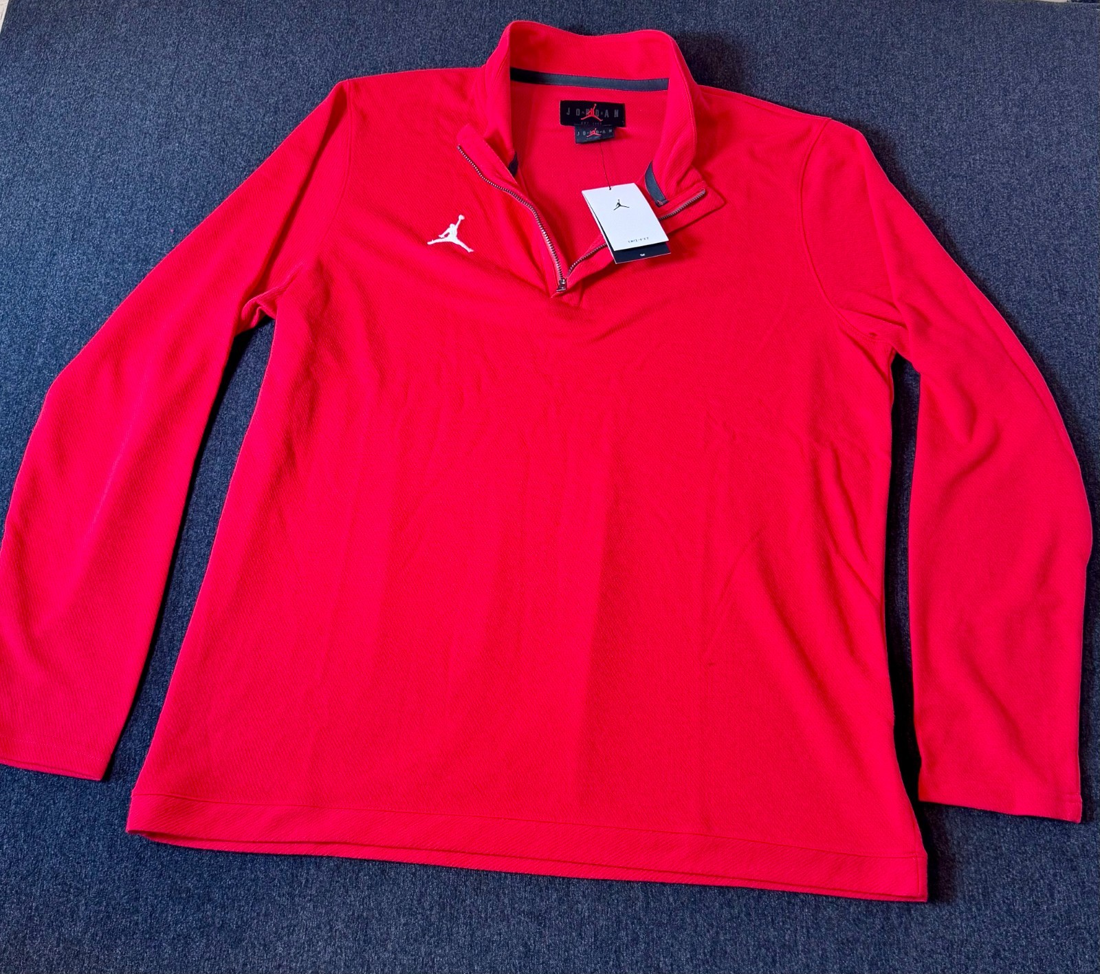 JORDAN Team Dri-Fit Red 1/4 Zip Golf Training DQ7913-657 Red XL Tall LS Shirt thumbnail 2