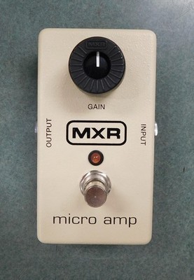 MXR Micro Amp M133 Boost Guitar Effect Pedal - TESTED AND WORKING