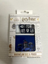 Wizarding World Harry Potter Ravenclaw D6 Dice & Pouch Set New