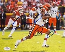 Anthony Schwartz Signed Autographed Cleveland Browns 8x10 Photo PSA/DNA