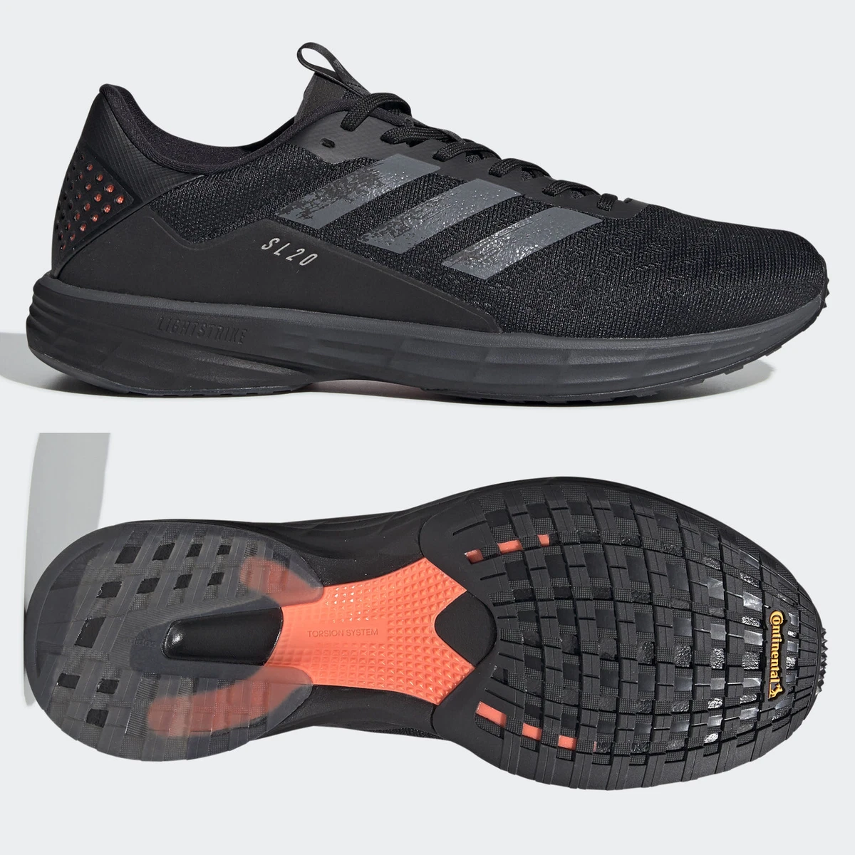 Adidas sl20 best sale black