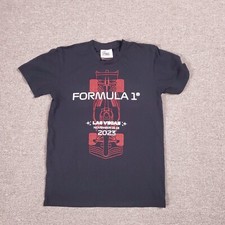 Formula 1 shirt Mens Black Small Las Vegas Grand Prix 2023 Event Tee Car Graphic