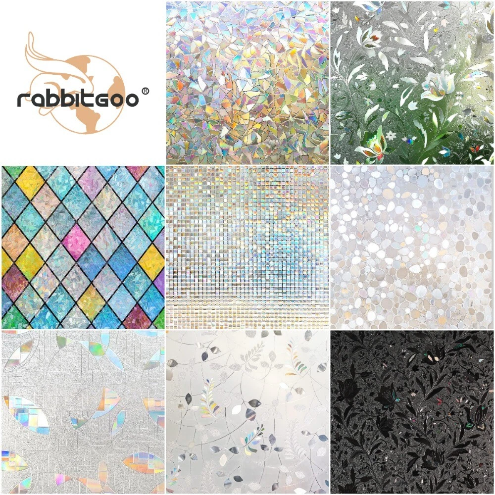 2m Frosted Pebble Pattern Privacy Window Film – Static Cling, Bubble-Free