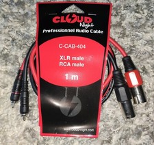 Câble Audio  Hi-fi / Studio / Sono Grosse Section XLR X2 / RCA X2 Stéréo 1 M