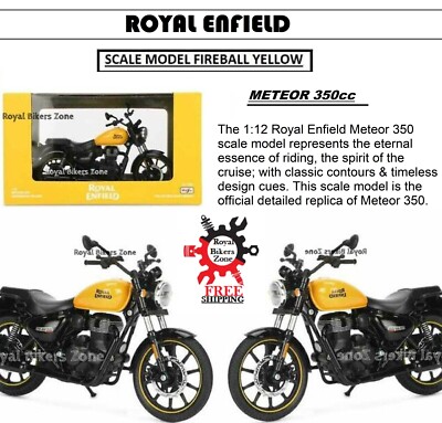 ROYAL ENFIELD ''SCALE MODEL FIREBALL YELLOW'' FÜR ''METEOR 350''