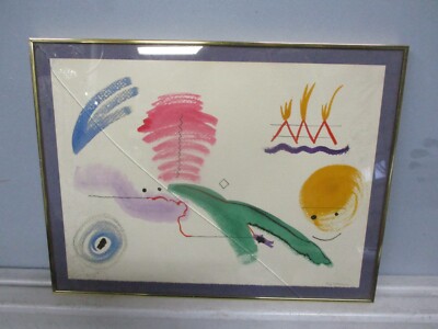 Ineresting Signed Painting Looks like the Elements, ''Ed Stevens''