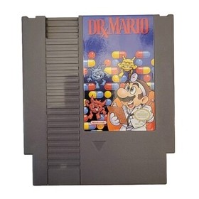 Dr. Mario con funda original "brillante" - NES Nintendo 1990