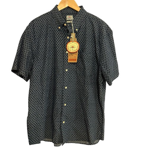 Faherty Shirt Men’s XL Stretch Playa Short Sleeve Fish Scale Organic NWT$138