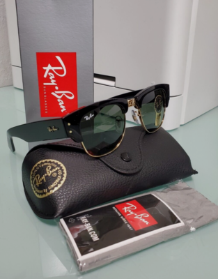 小物 Ray-Ban RB0316-S MEGA CLUBMASTER 901/31 Ray-Ban Mega Clubmaster RB0316S 901/31 Black Sunglasses - eye-oo.com