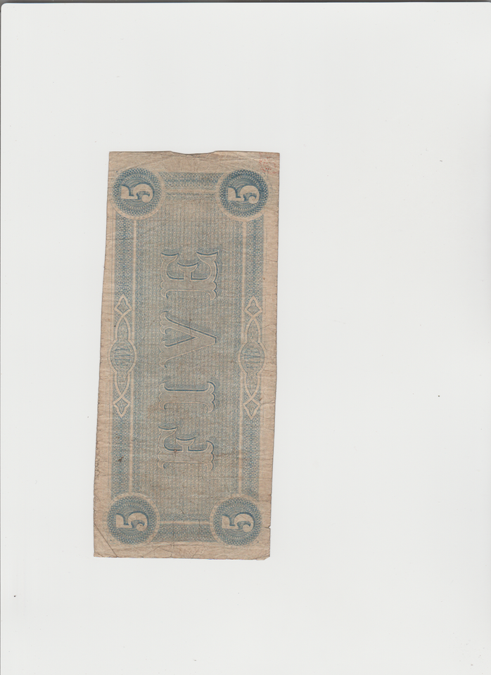 1864 confederate 5 dollar bill (Richmond) eBay