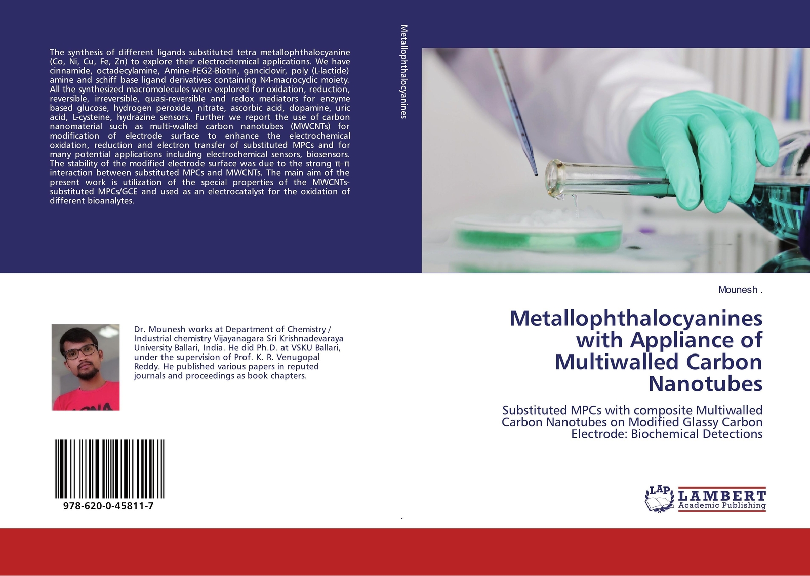 Mounesh | Metallophthalocyanines With Appliance Of Multiwalled Carbon