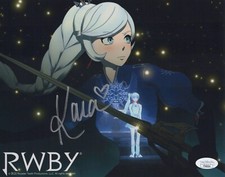 KARA EBERLE Hand Signed 8x10 RWBY Photo Authentic Autograph JSA COA Cert