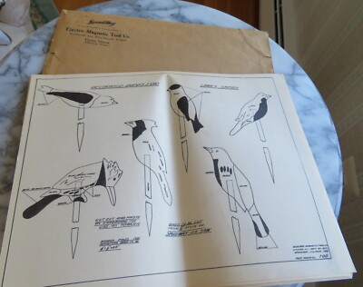Set of 23 Electro-Magnetic Tool Company Blueprints - 1926