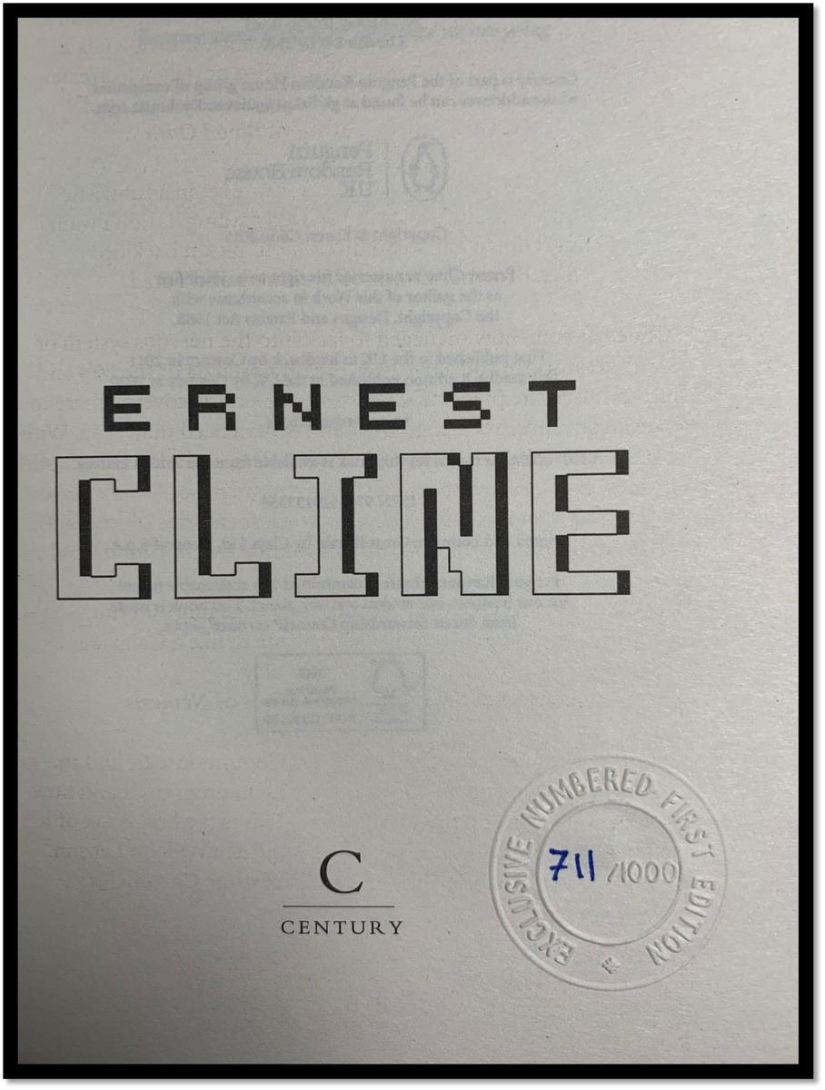 Ready Player One (Signed Copy) by Ernest Cline