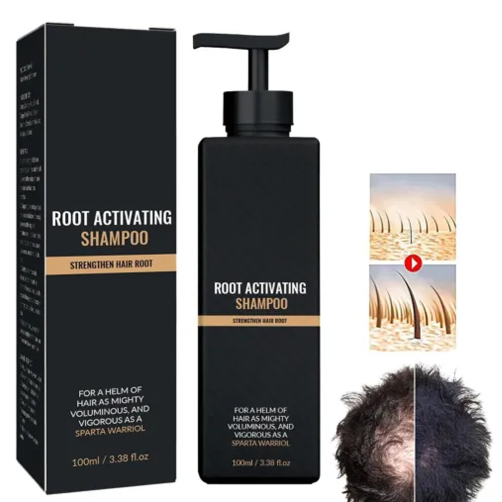 3PCS Spartan Shampoo, Spartan Root Activator Shampoo, Natural Hair Shampoo NEW