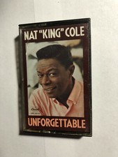 NAT KING COLE UNFORGETTABLE CASSETTE TAPE