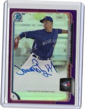 2015 Bowman Chrome Prospects Purple Refractor /250 Jairo Labourt #BCAP-JL Auto