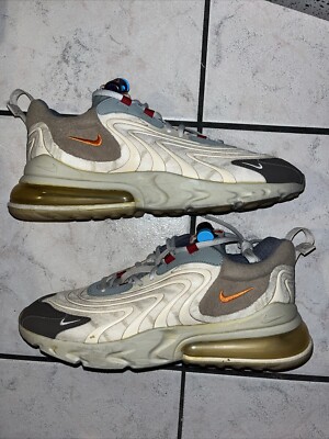 Size 10.5 - Nike Travis Scott x Air Max 270 React ENG Cactus Trails