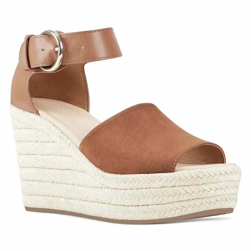 Nine west adell outlet women's espadrille wedge sandals