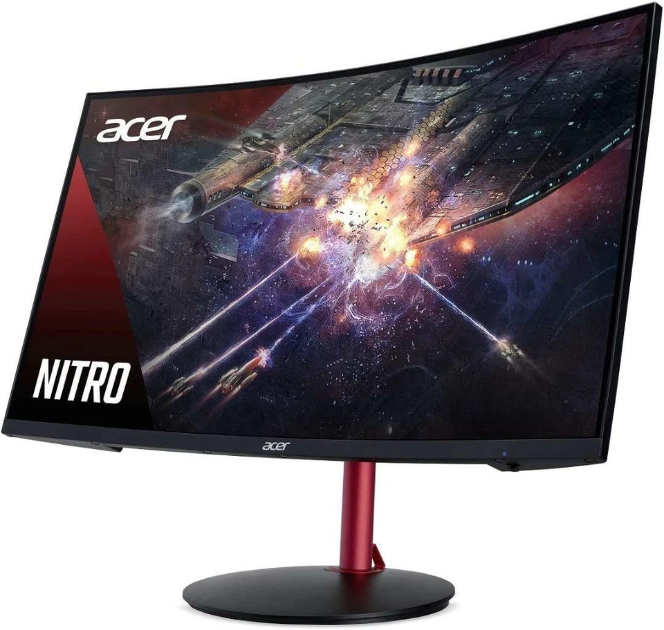 Acer Nitro 27" Curved Zero Frame HD Gaming Monitor AMD Radeon FreeSync 165Hz - Image 3 of 4