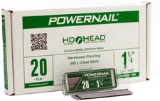 Powernail 20ga 1 1/4" HD L Cleat Flooring Nail 5000 box