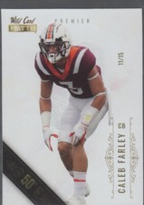 CALEB FARLEY 2021 Wild Card Matte White 50 Stripe #MBC-16 Rookie RC 11/15