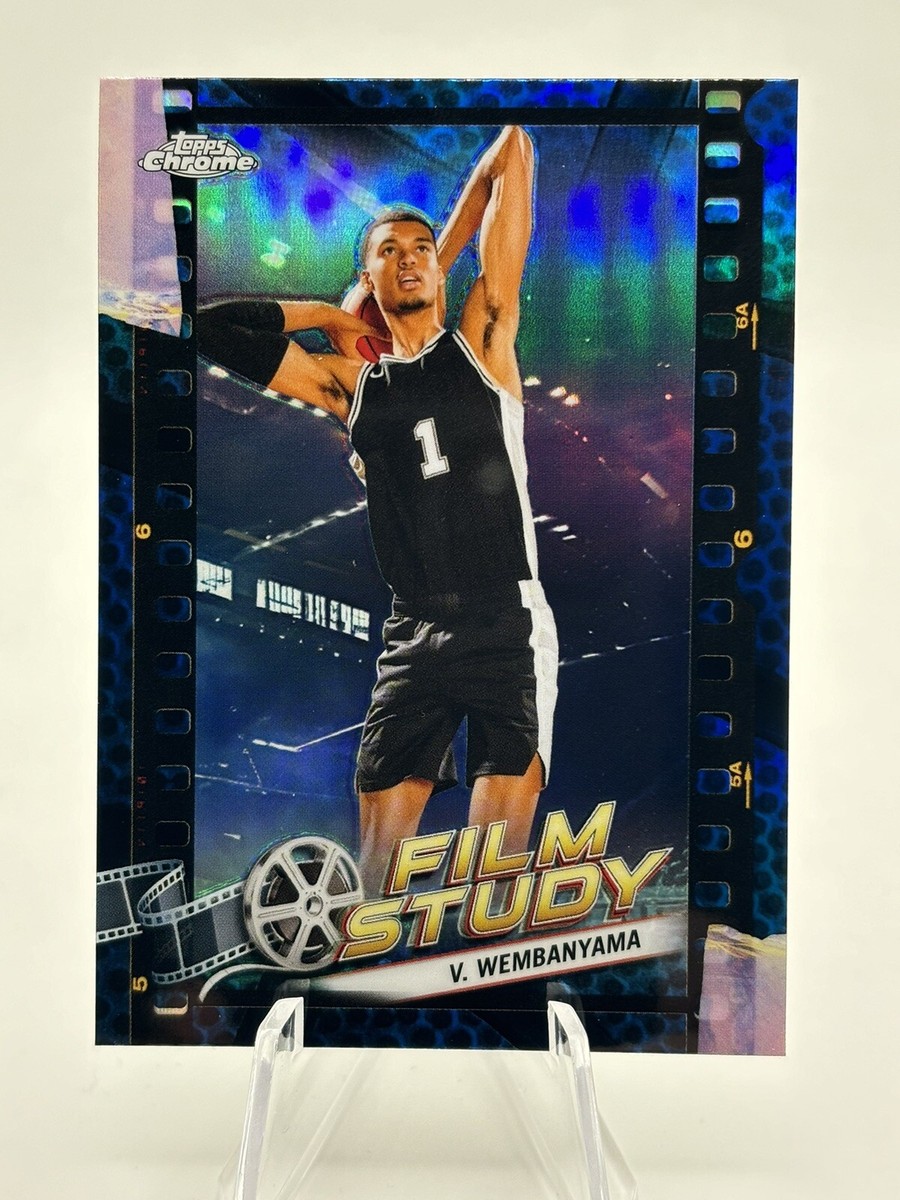 2024 Topps Chrome Blue Basketball Refractor Film Study