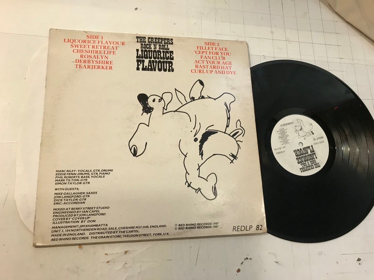 THE CREEPERS ROCK 'n Roll Liquorice Flavour red rhino 1987 orig