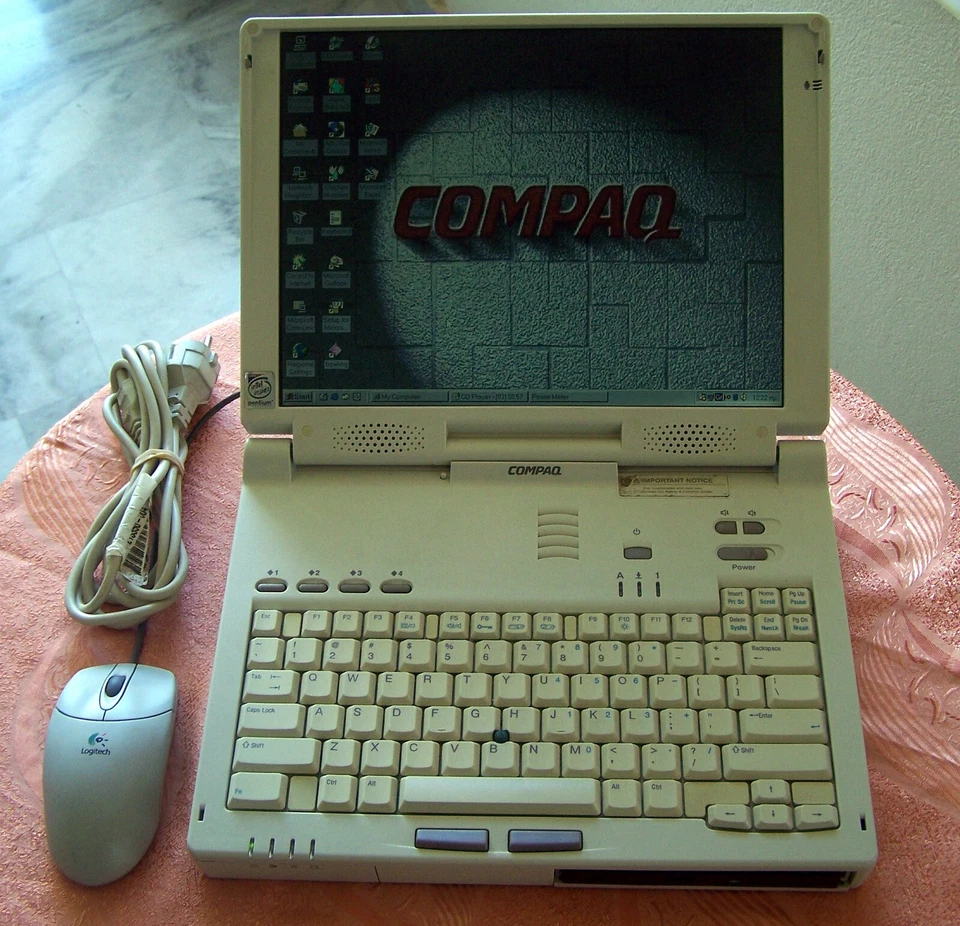 Vtg 1997 Compaq Armada 7792 Intel P2 Win-98 Serial Parallel-ΝΟ 1700 ibm dos e500 - Image 2 of 4