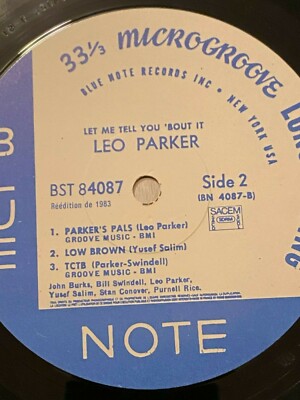 その他 LP Leo Parker Let Me Tell You bout It BN4087 BLUE NOTE /00260 Leo Parker – Let Me Tell You 'Bout It – Vinyl (LP, Album