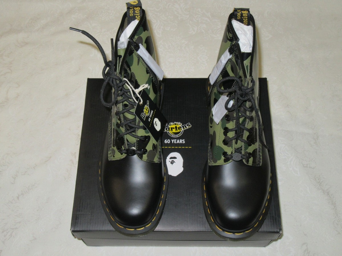 A Bathing Ape X Dr Martens 1460 Zip Camo Smooth 25989271 Men