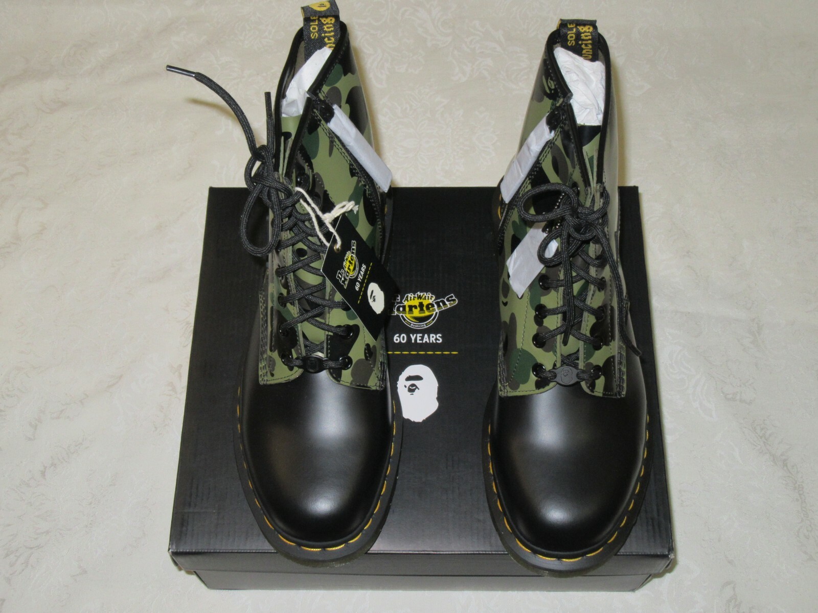 Size 11 - A bathing ape 1460 Zip x Dr. Martens Camo for sale online | eBay
