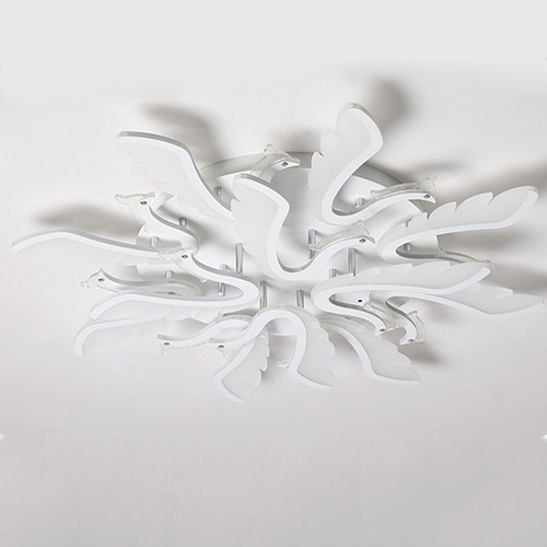 Modern Ceiling Lamp LED Chandelier Flush Mount Ceiling Fan Light for Living Room - Picture 136 of 204