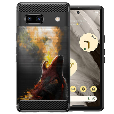 Case For [Google Pixel 7A (2023)][Flex TPU Fiber SET1] Slim Flexible Shock