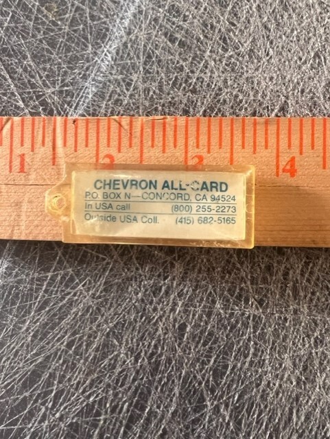 key chains vintage collectable chevon all card | eBay