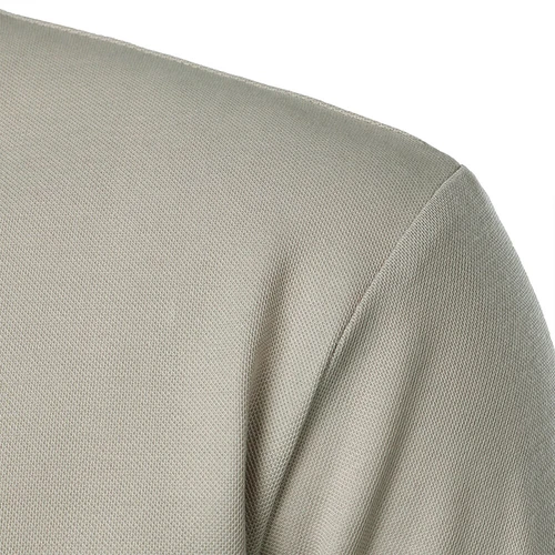 Men Grandad Collar T Shirt Fashion Casual Slim Fit T-Shirt Short Sleeve Top Tees - Picture 16 of 27