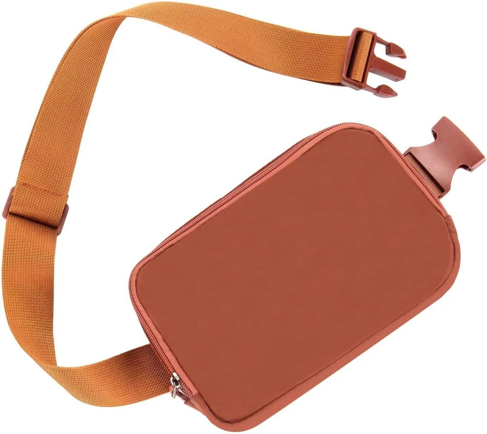 Belt Bag Fanny Pack Crossbody Bags for Women Belt Bag Waist Packs with 3 Pockets