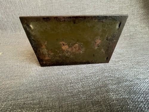 Rezeptbox Tulpen rustikal Vintage grün Metall - Bild 5 von 7