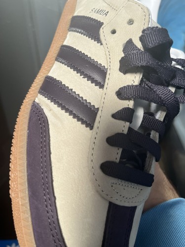 Size 10 WMN - adidas Samba OG Putty Grey Aurora Black IE5835 - Picture 17 of 19