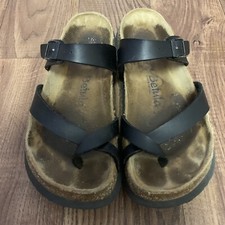 Birkenstock BETULA Women’s Strappy Sandals Black Flip Flop ~ Euro Size 40 @US 9