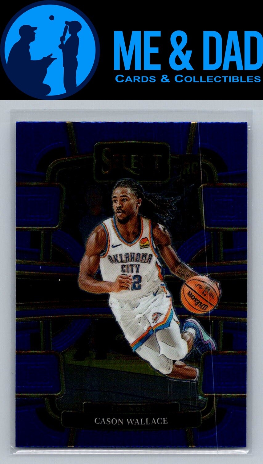 2023-24 Panini Select #88 Cason Wallace Blue (Retail Base)