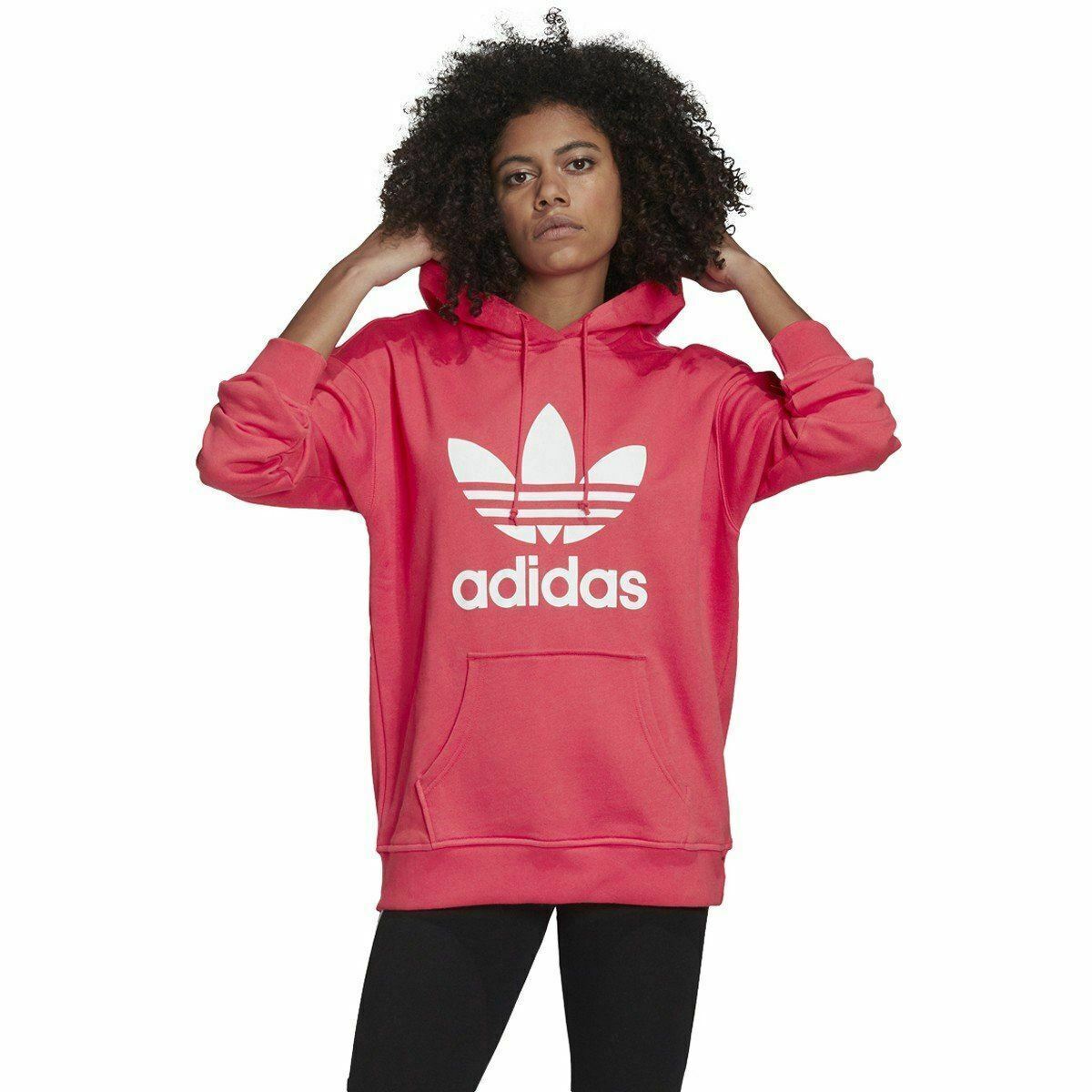 GD2439] Womens Adidas Originals Adicolor Trefoil Hoodie | eBay
