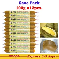 12x Monthong Durian Paste Thai King Fruit Premium Delicious Snack Food 100g