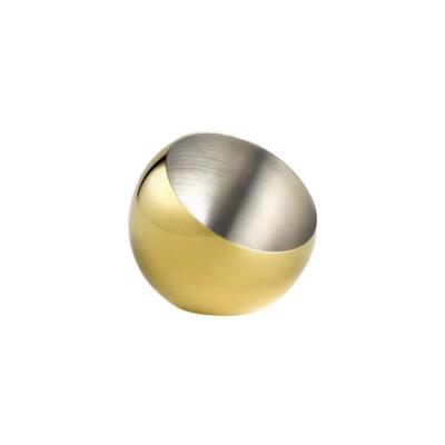 3er Set Servier-Schale SPHERE aus Edelstahl, je 0,1 Liter in 3 Farben wählbar
